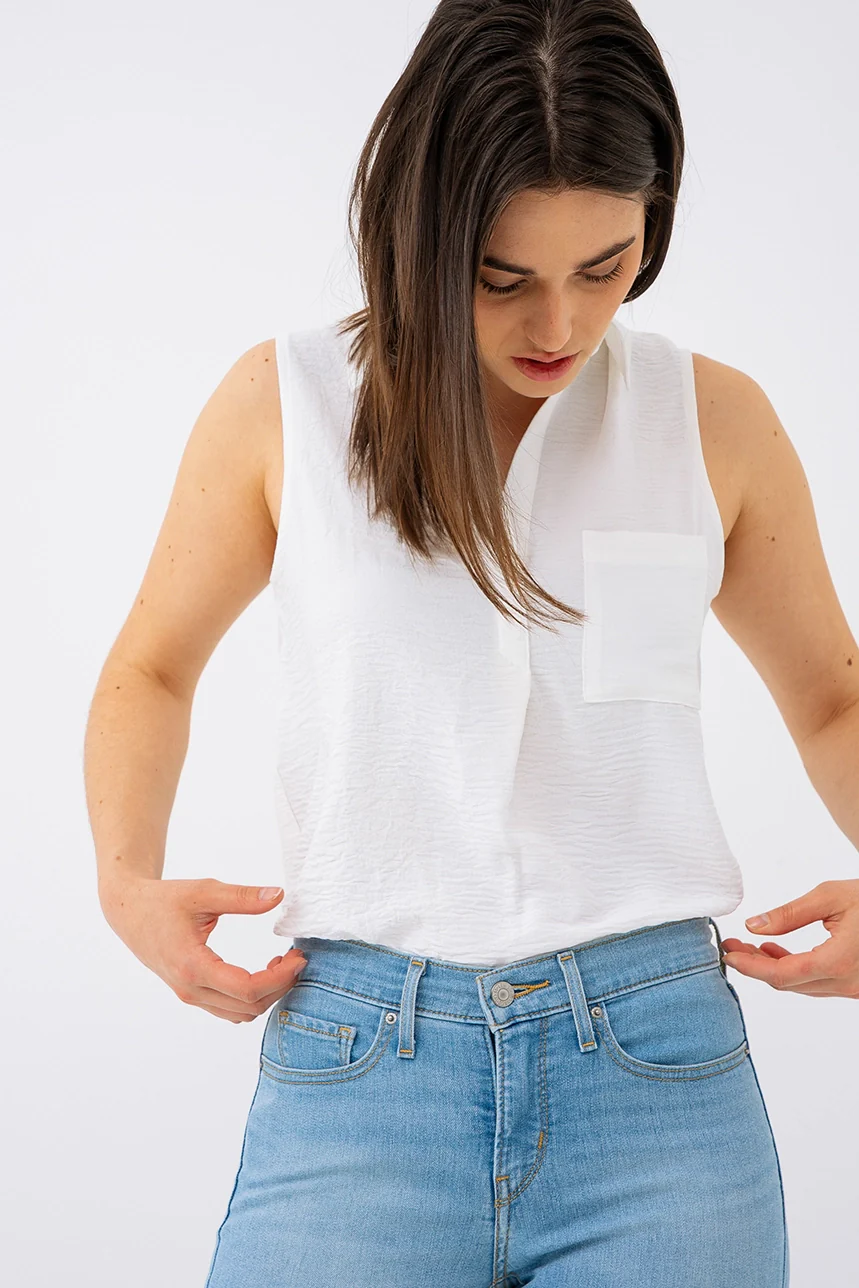 La camisole chemisier fluide - Image 3