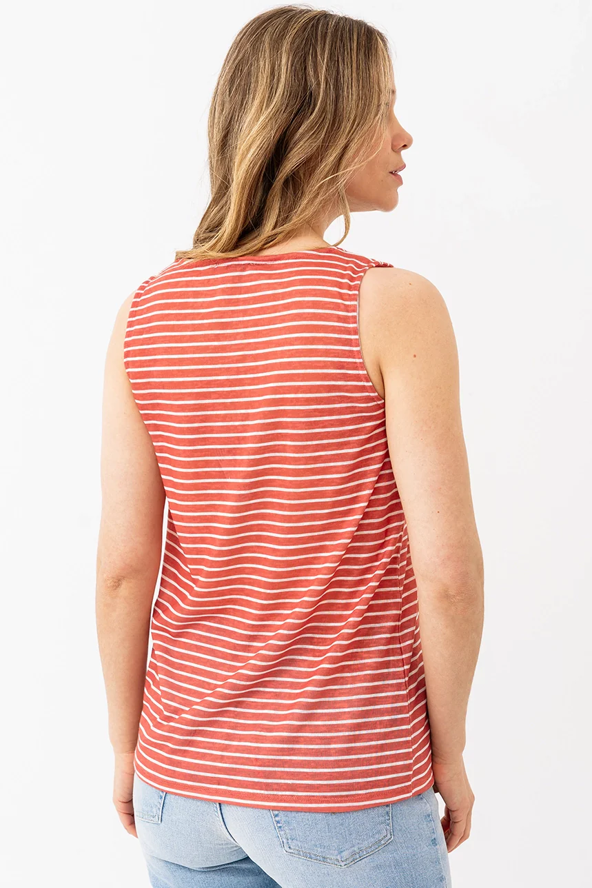 La camisole à œillet rayée - Image 3
