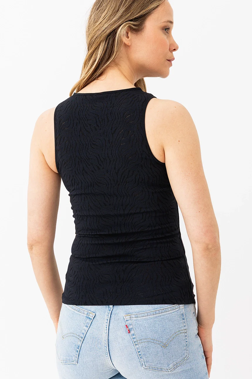 La camisole diaphane imprimé animal - Image 5
