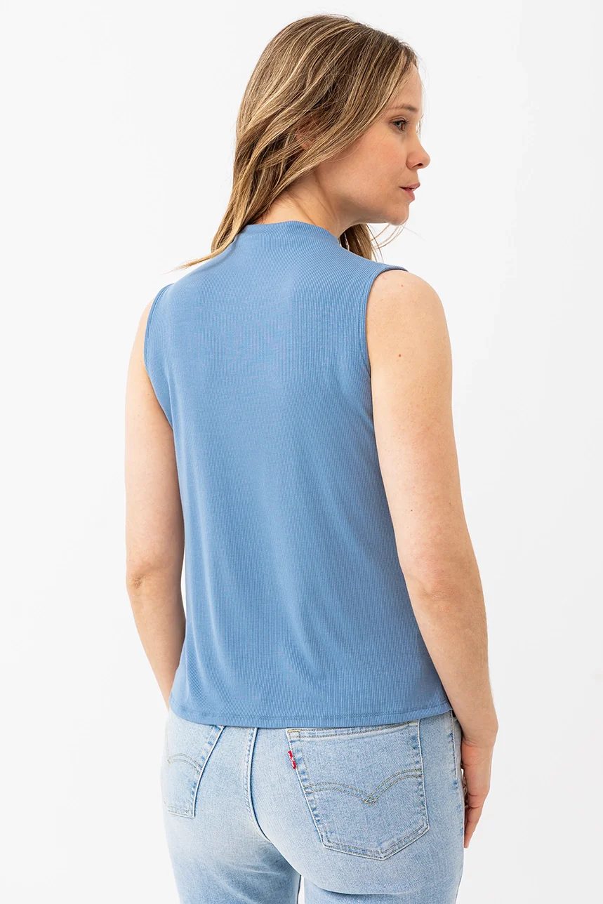 La camisole drapé col montant - Image 4