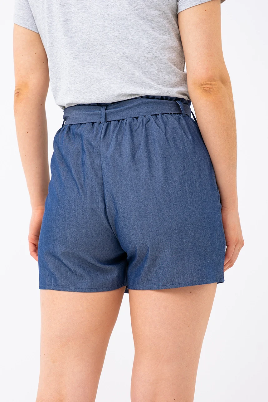 La jupe-short effet denim - Image 4