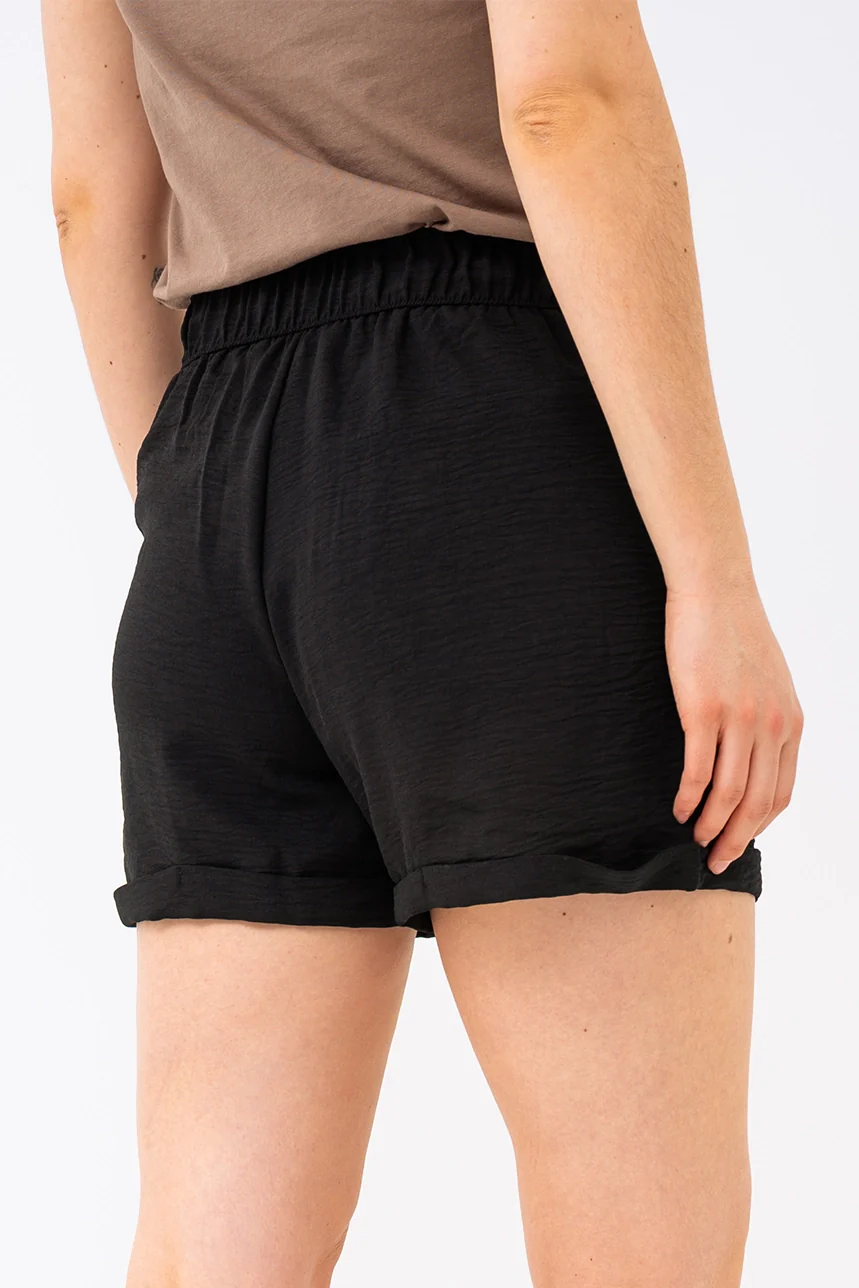 Le short uni effet froissé - Image 3
