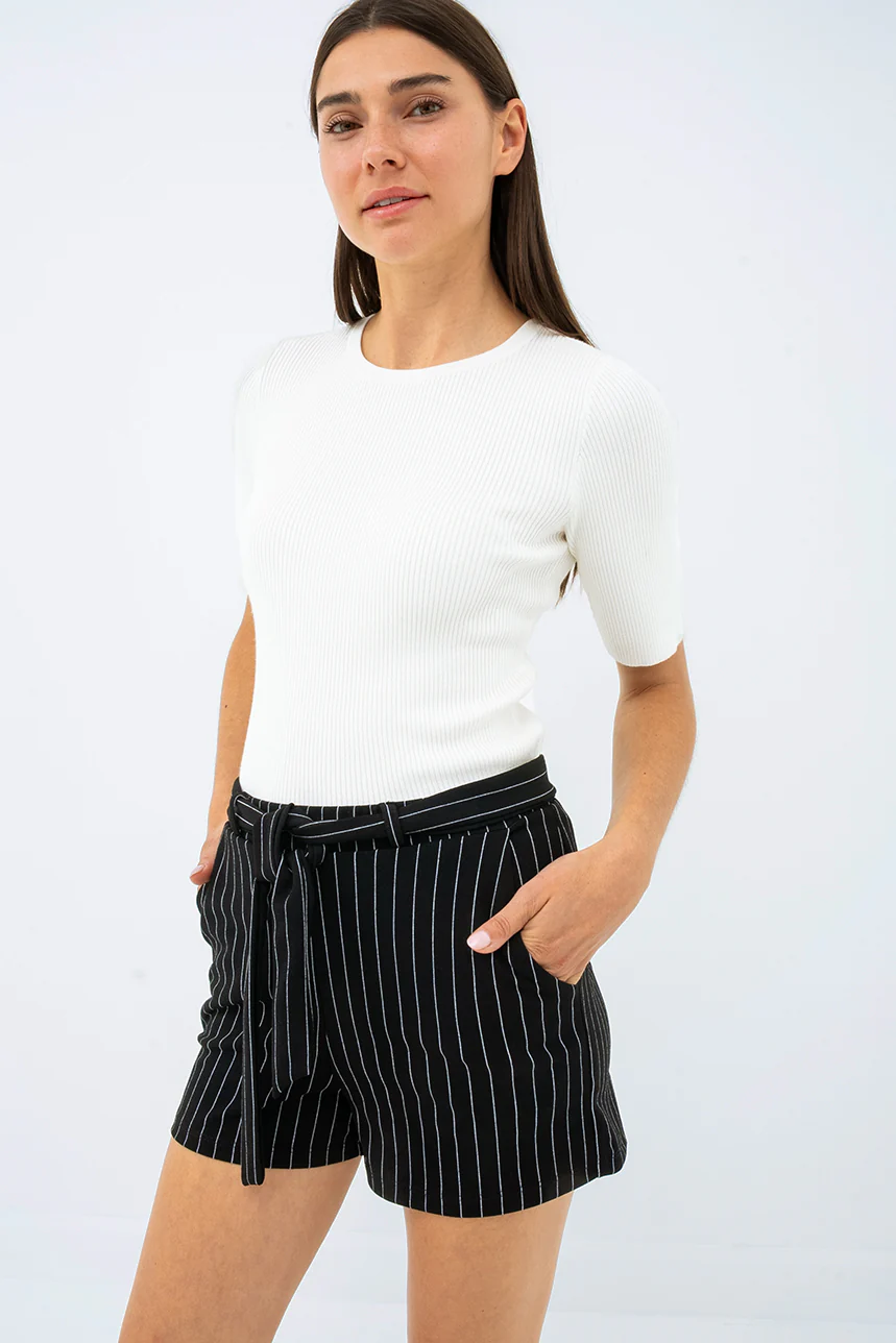 Le short imprimé ceinture à nouer - Image 6