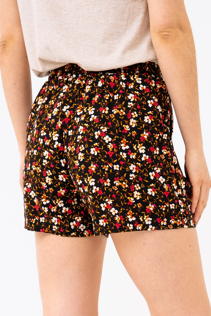 Le short fleuri taille élastique - Image 4