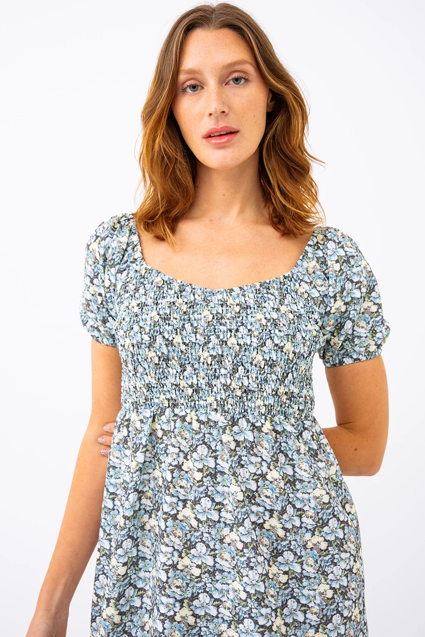La robe fleurie style paysanne - Image 3