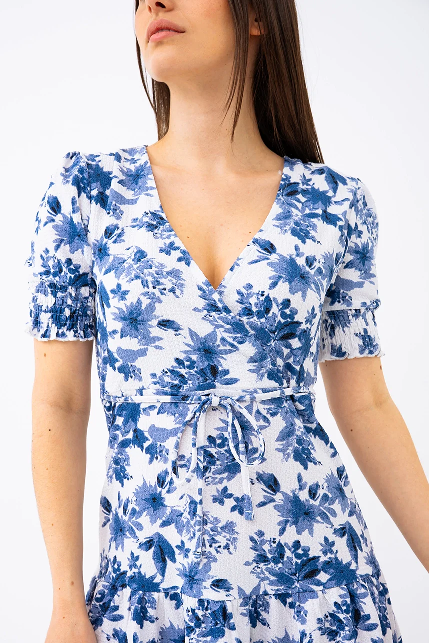 La robe imprimé floral jupe volantée - Image 13