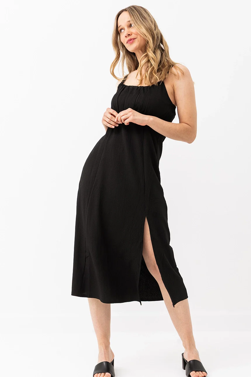 La robe unie à bretelles - Image 2