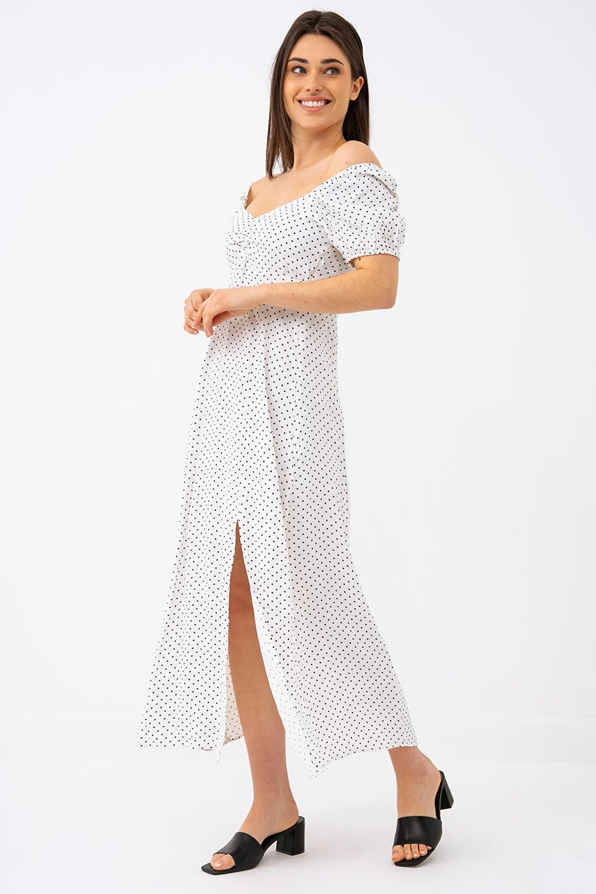 La robe longue à pois - Image 2