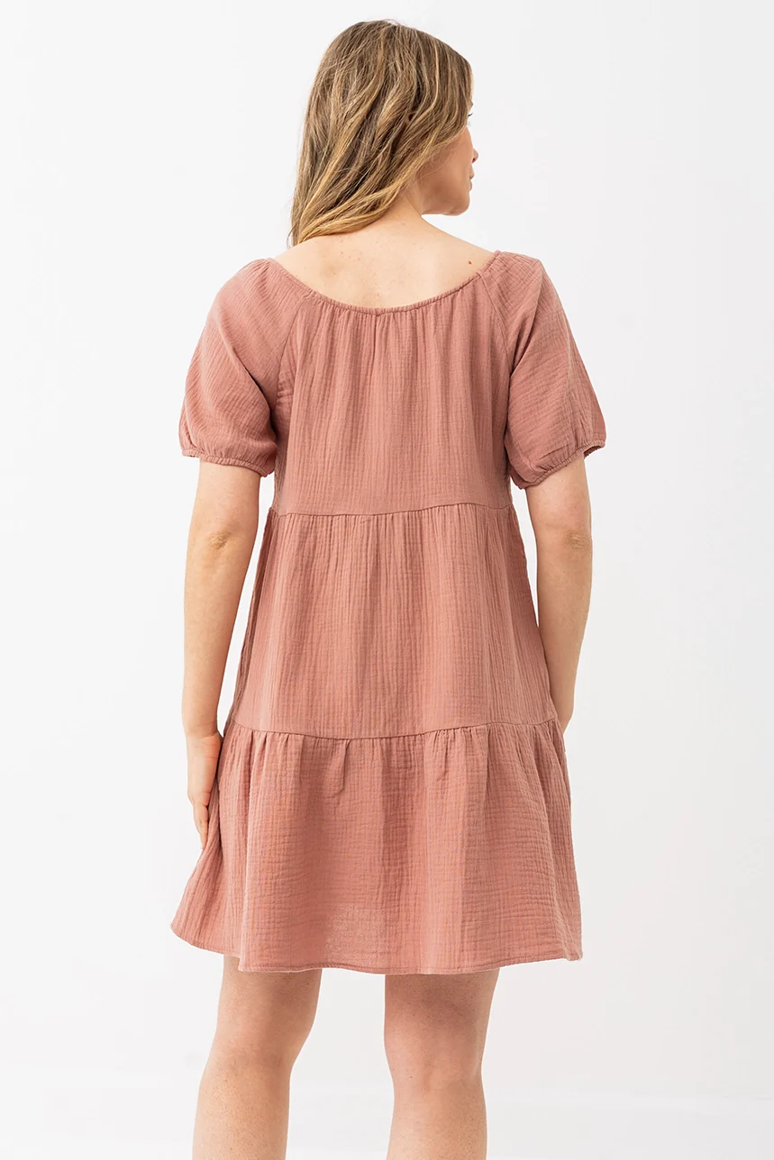 La robe courte style paysanne - Image 3