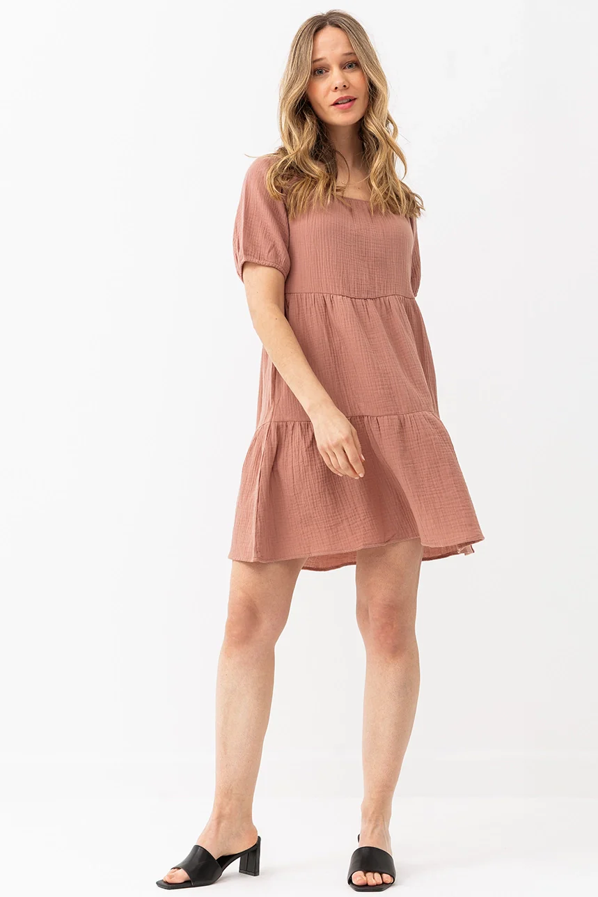 La robe courte style paysanne - Image 4
