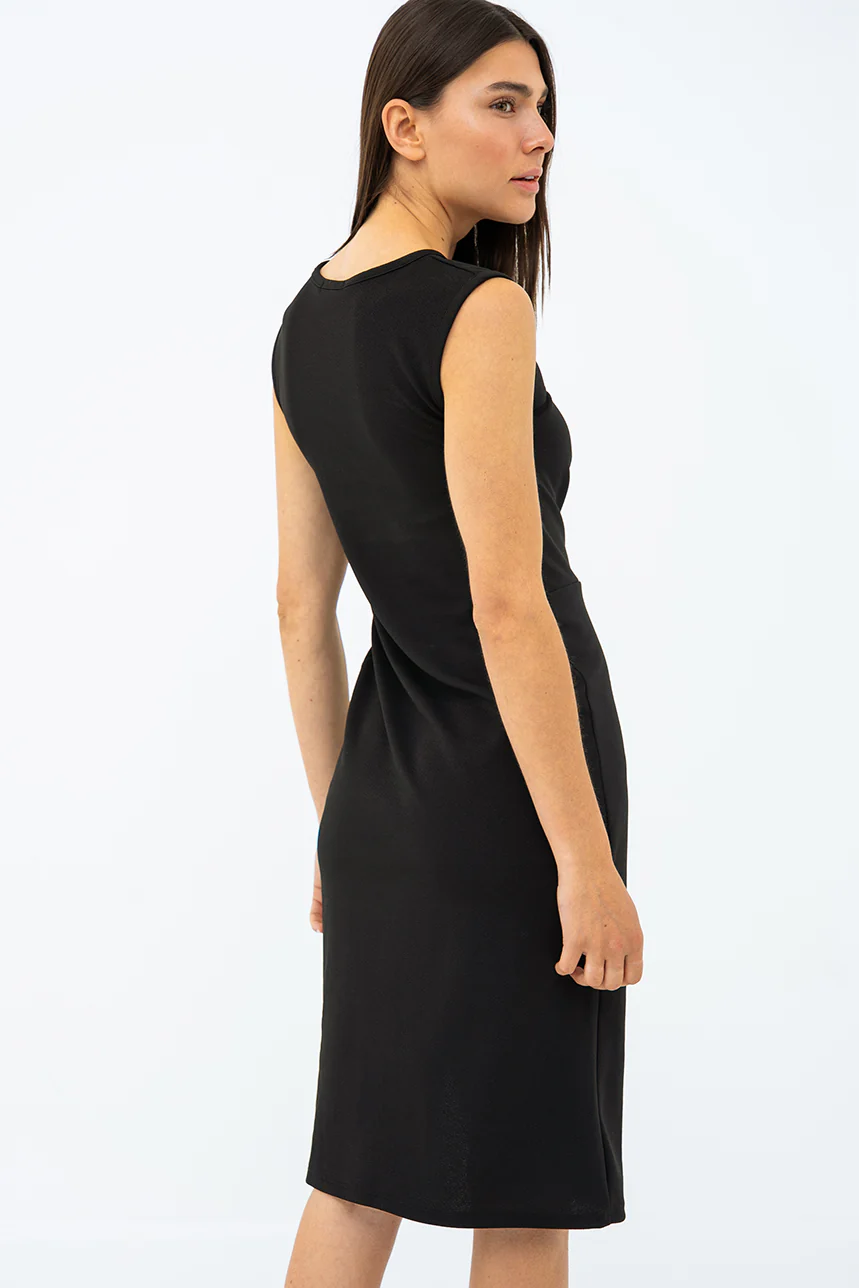 La robe midi nœud à la taille - Image 3