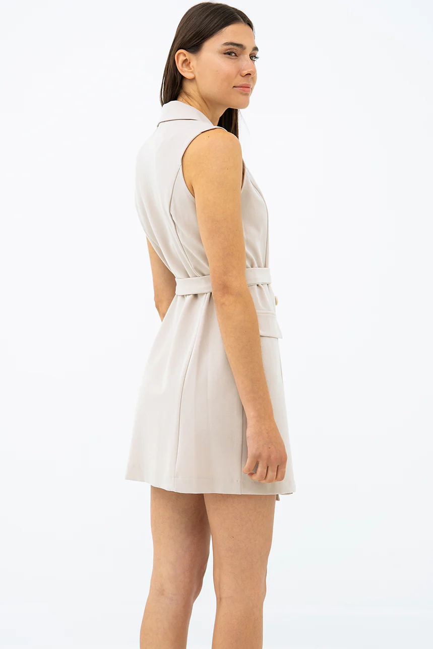 La robe blazer unie - Image 4