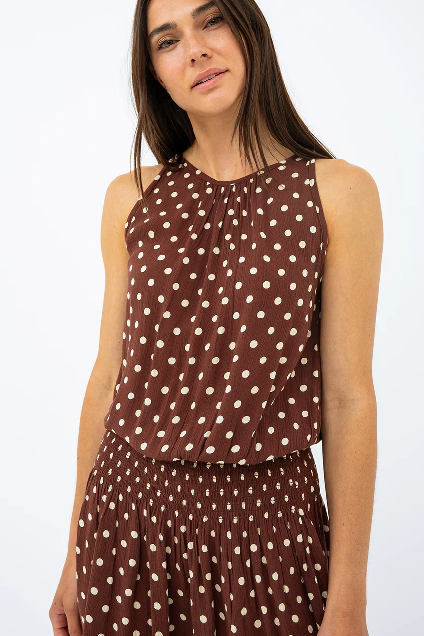 La robe sans manche à pois - Image 2