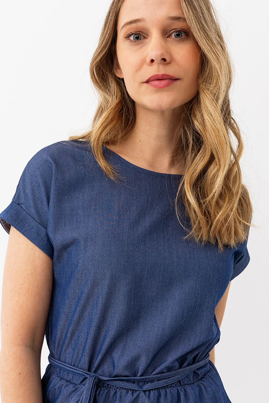 La robe midi en denim - Image 2