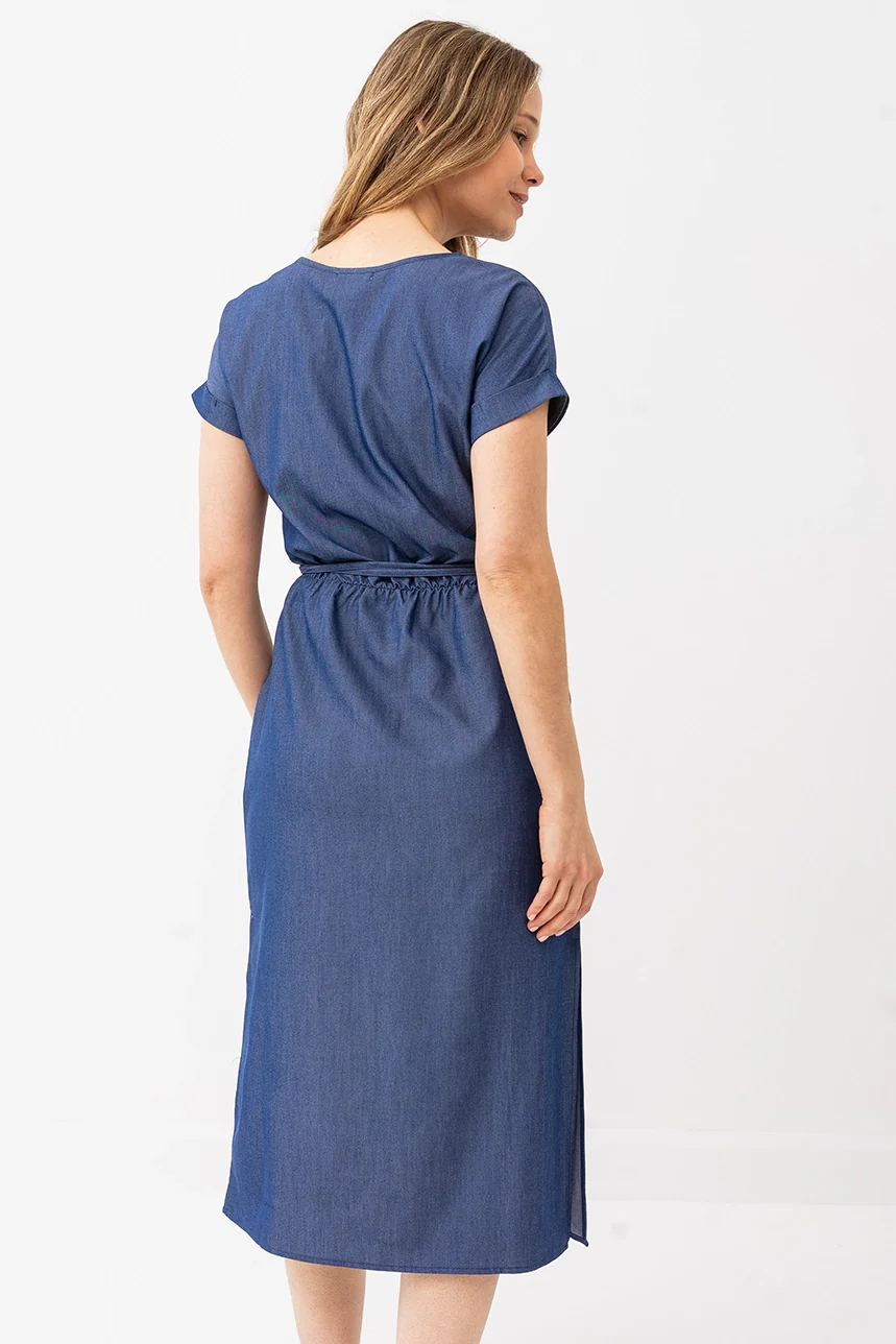 La robe midi en denim - Image 3