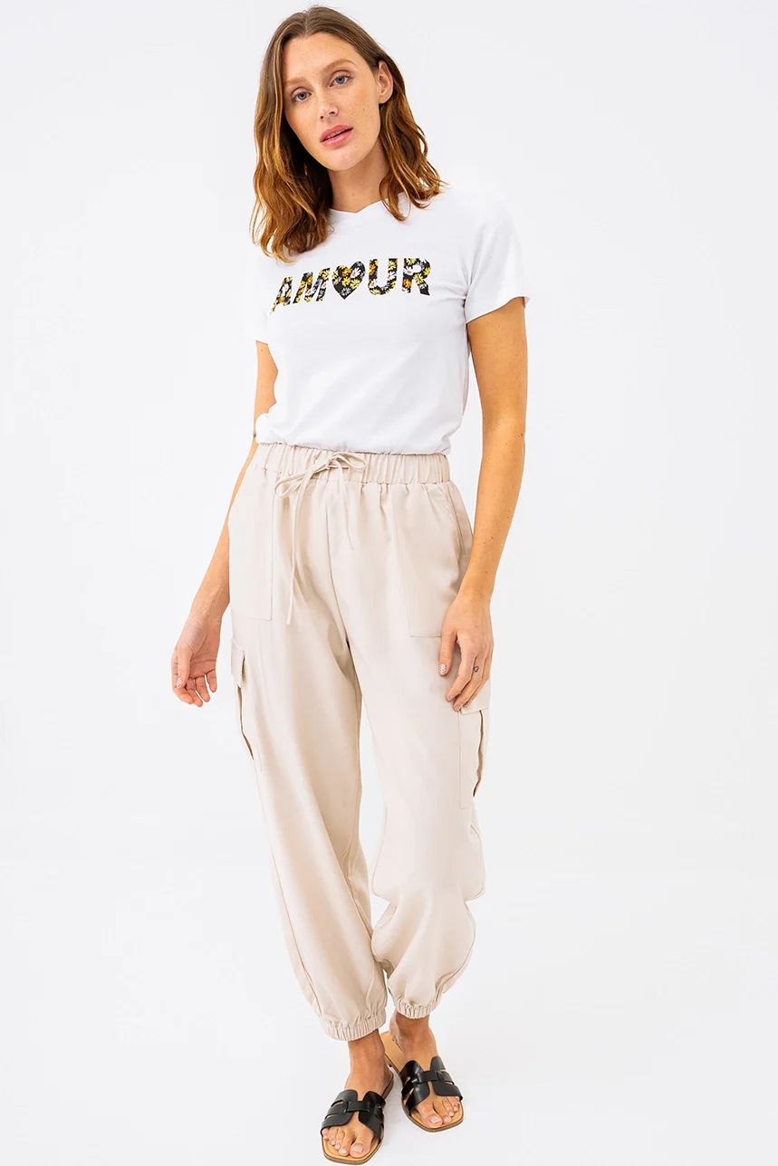 Le pantalon jogger cargo uni - Image 5