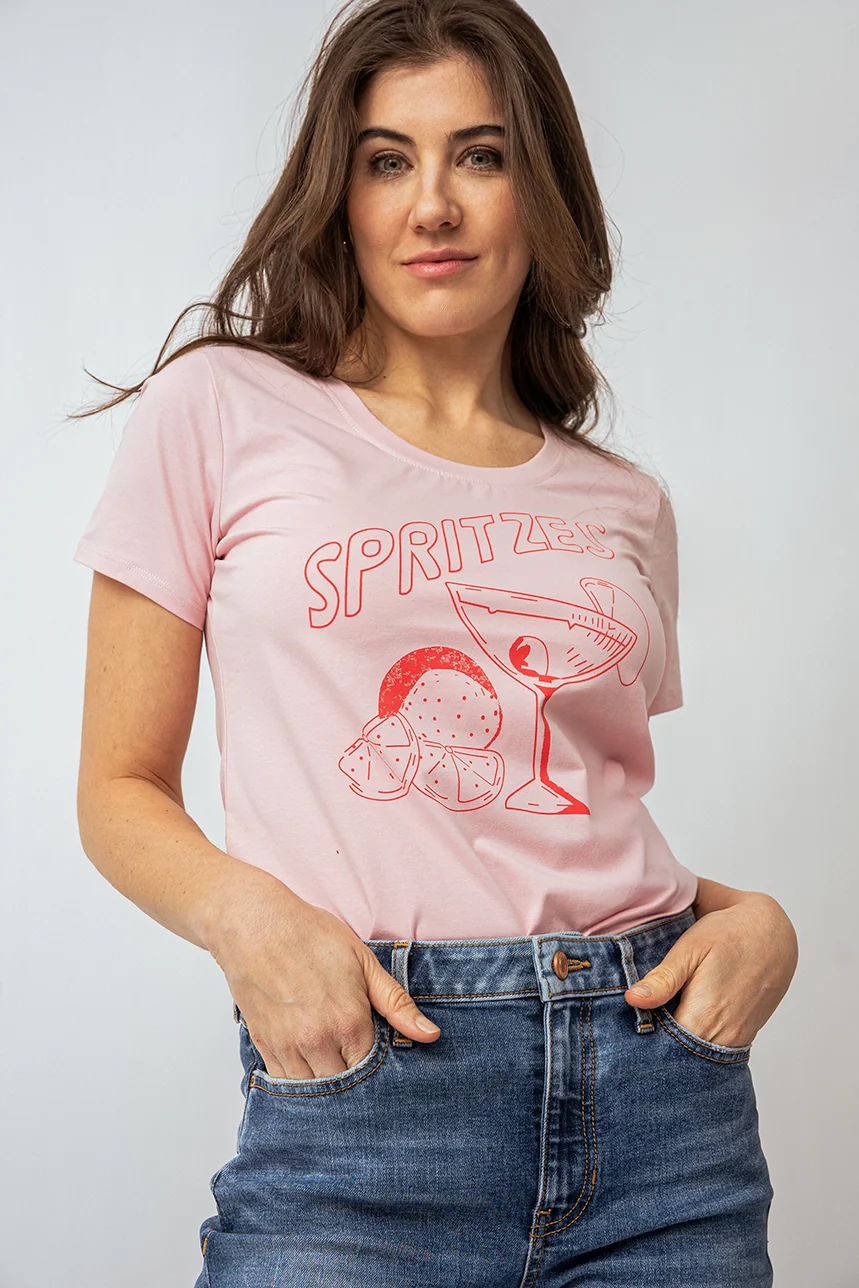 Le t-shirt imprimé « Spritzes »