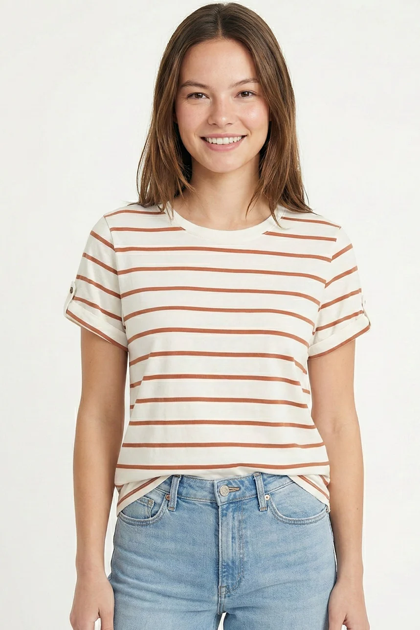 T-shirt à rayures fines - Image 2