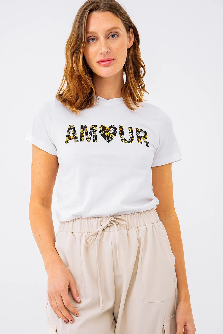 Le t-shirt imprimé Amour - Image 3