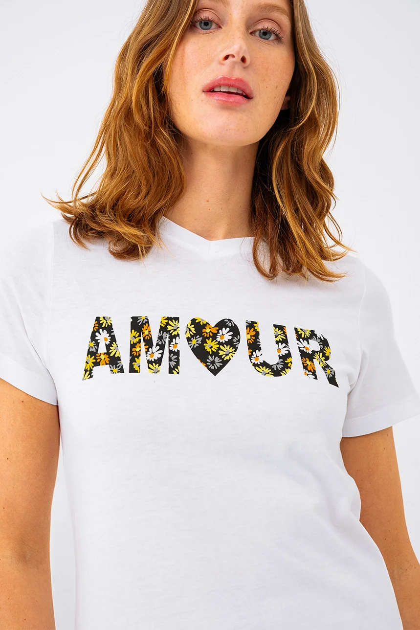 Le t-shirt imprimé Amour - Image 4