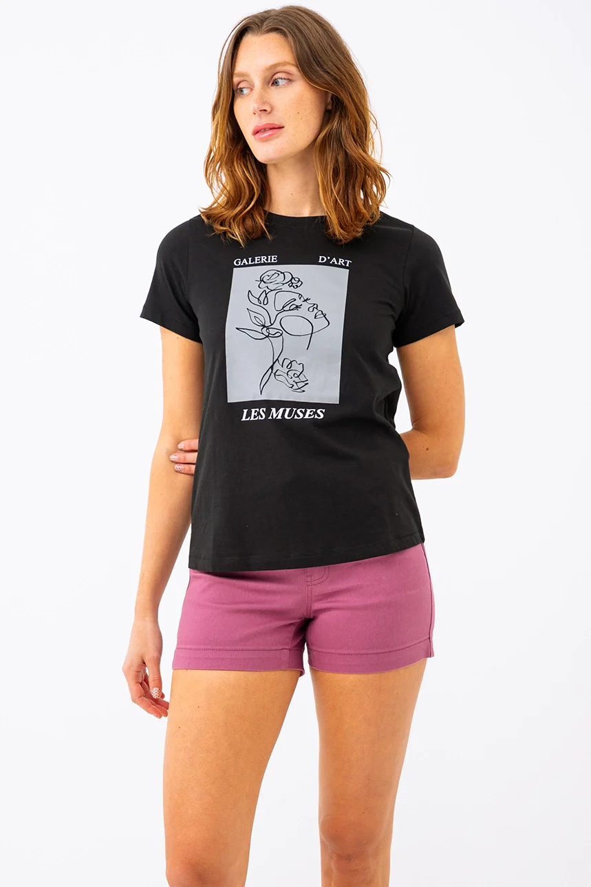 Le t-shirt imprimé Les muses - Image 2