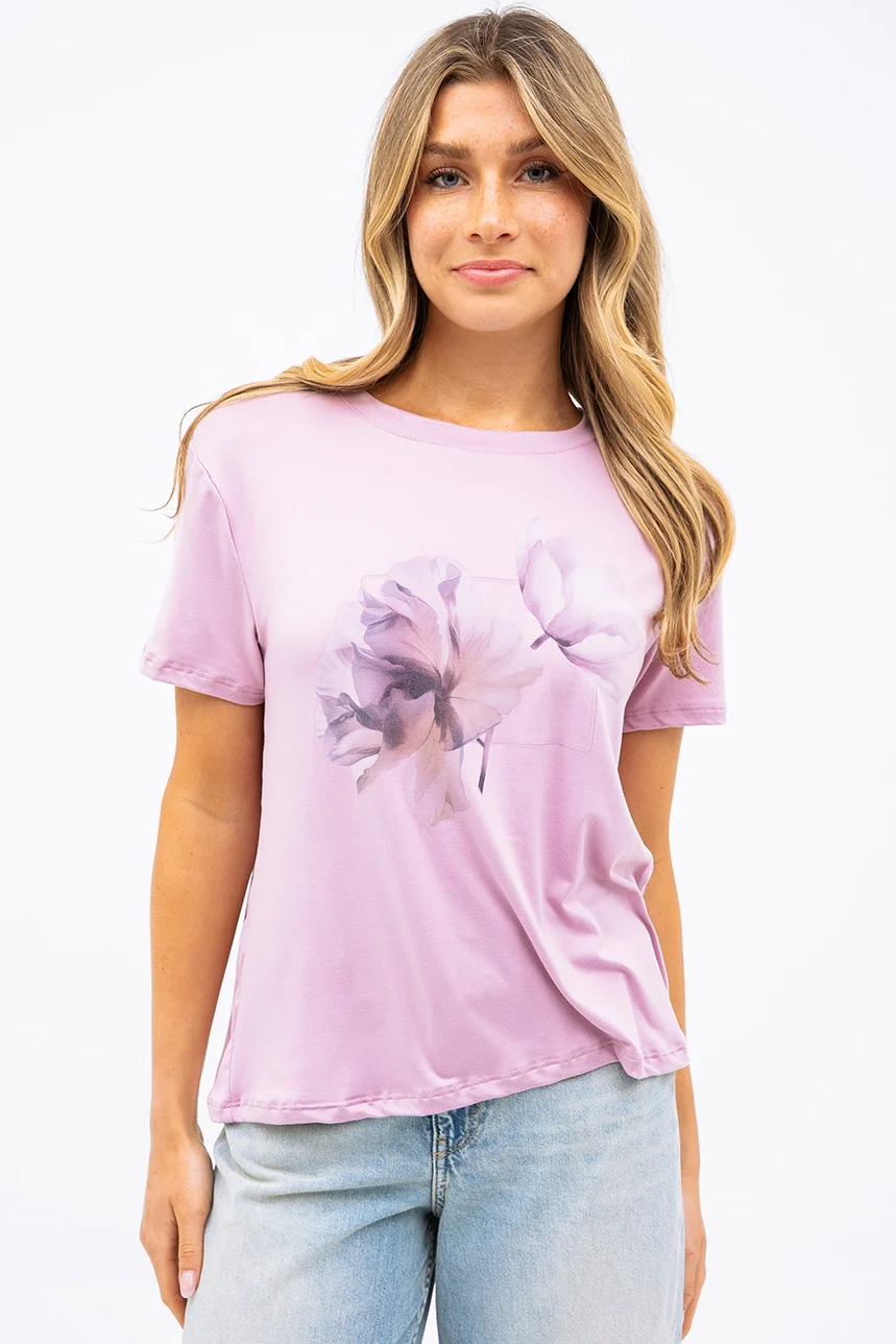 Le t-shirt ample imprimé fleurs - Image 5