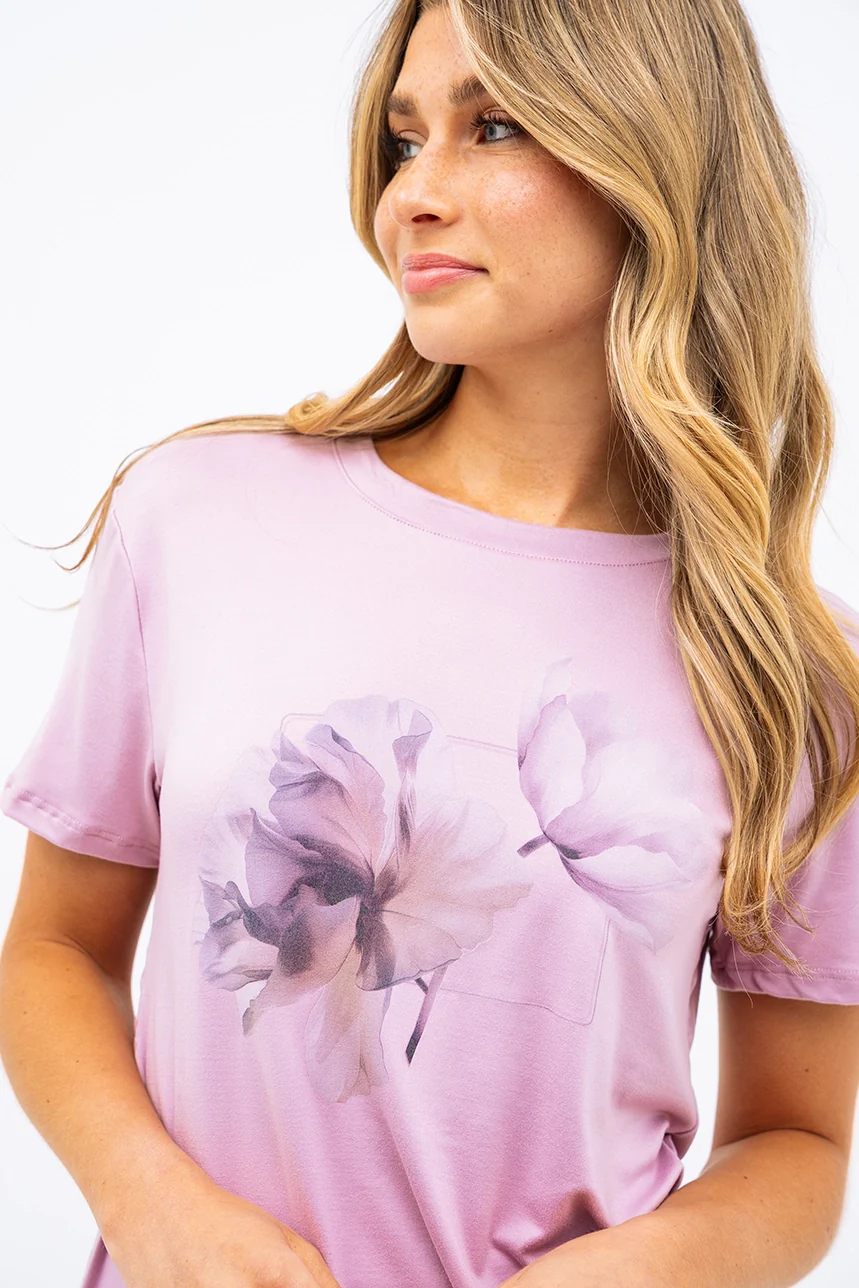 Le t-shirt ample imprimé fleurs - Image 6