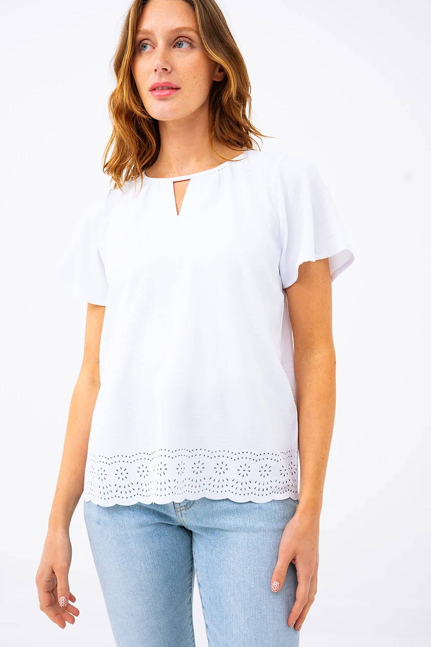 La t-shirt ample finition découpée - Image 2