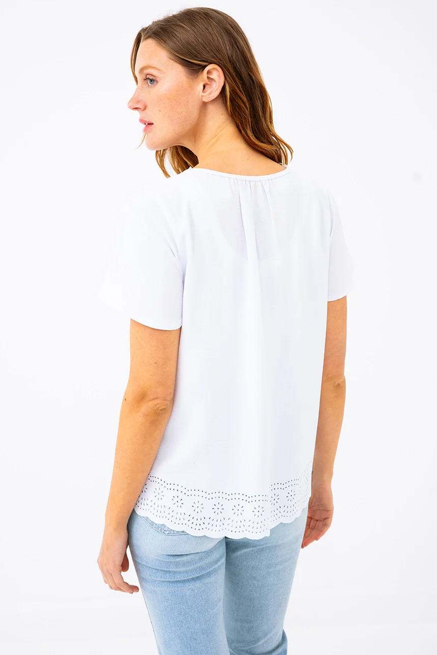 La t-shirt ample finition découpée - Image 3