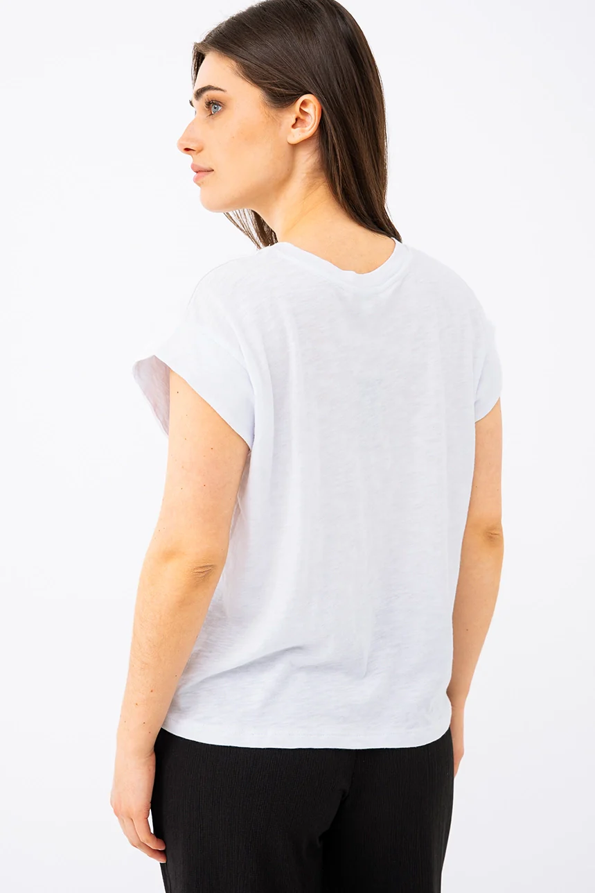 Le t-shirt ample uni - Image 3