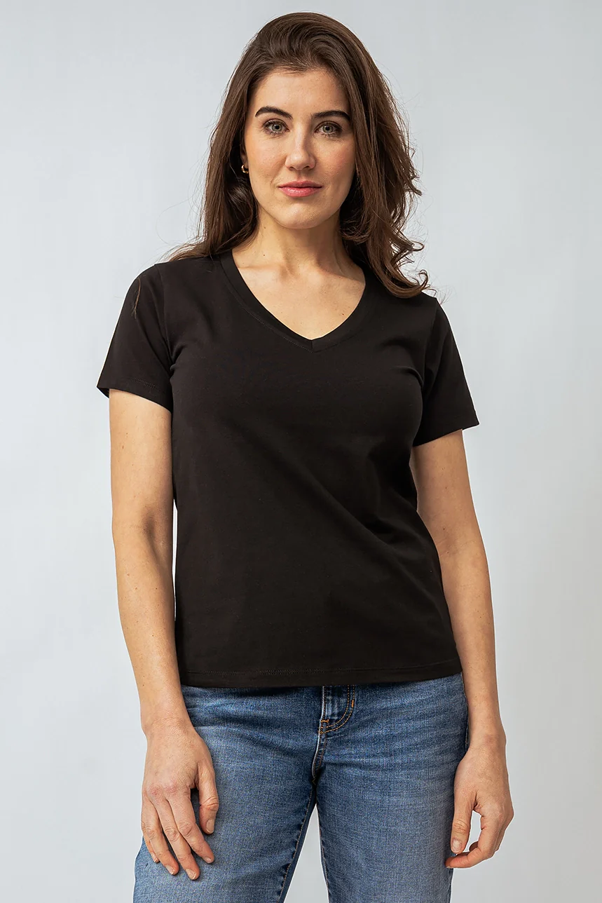Le t-shirt basique col V - Image 2