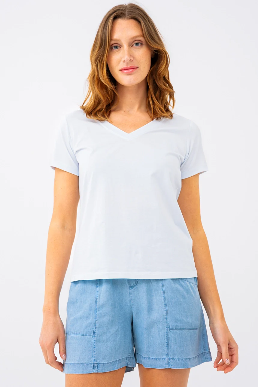 Le t-shirt basique col V - Image 5