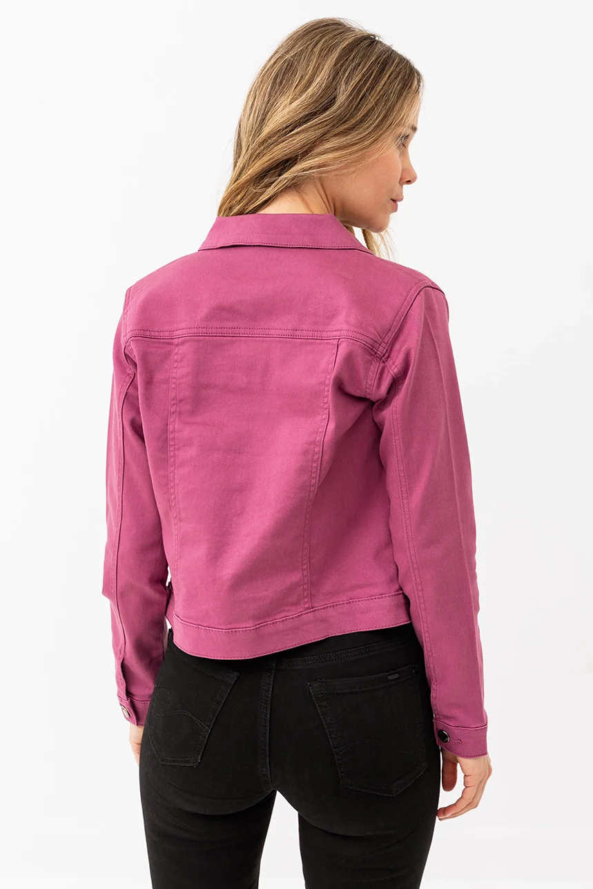 La veste en denim de couleur - Image 11
