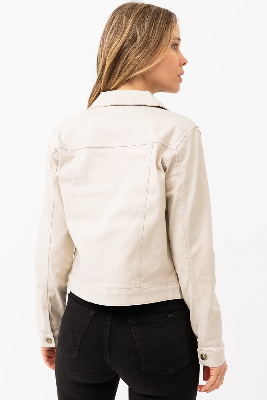 La veste en denim de couleur - Image 3