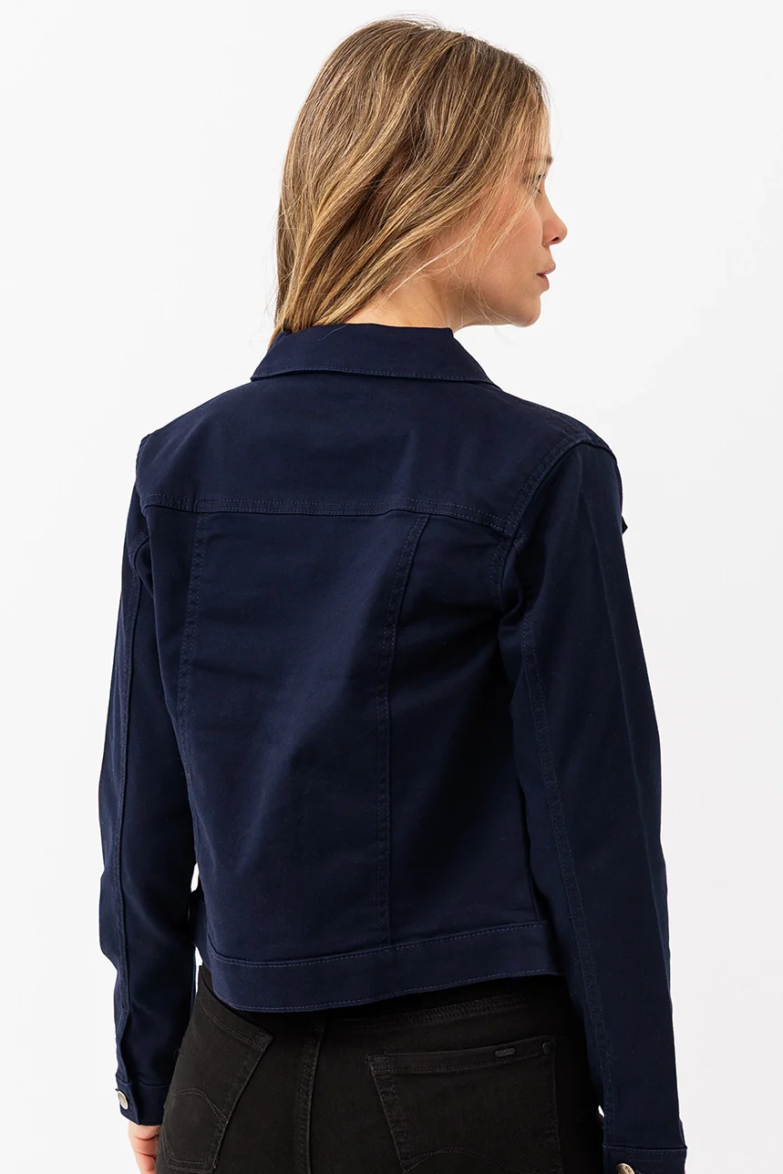 La veste en denim de couleur - Image 8