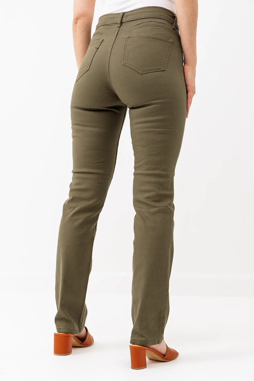Le jeans droit coloré sculptant - Image 3