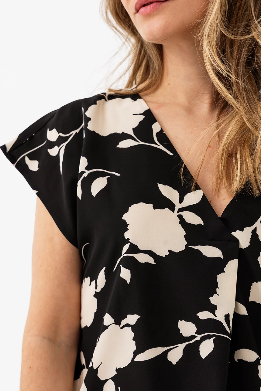La blouse ample fleurie - Image 3