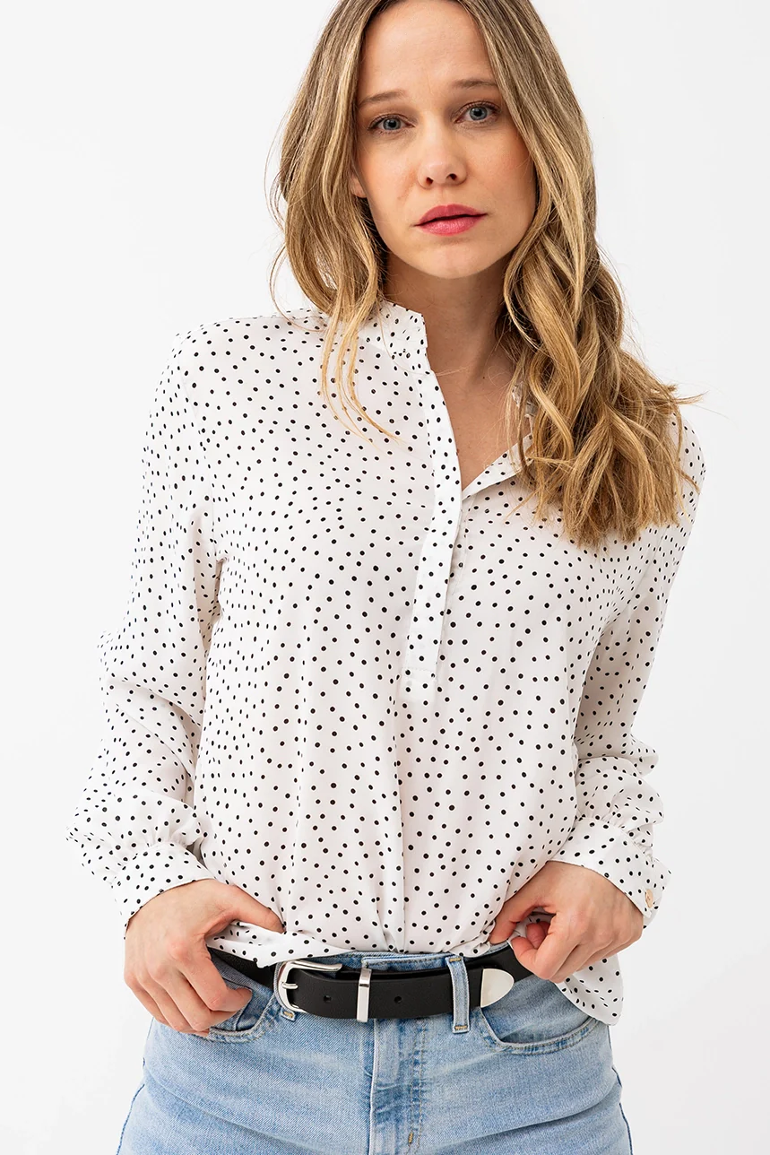 La blouse ample petits pois - Image 5