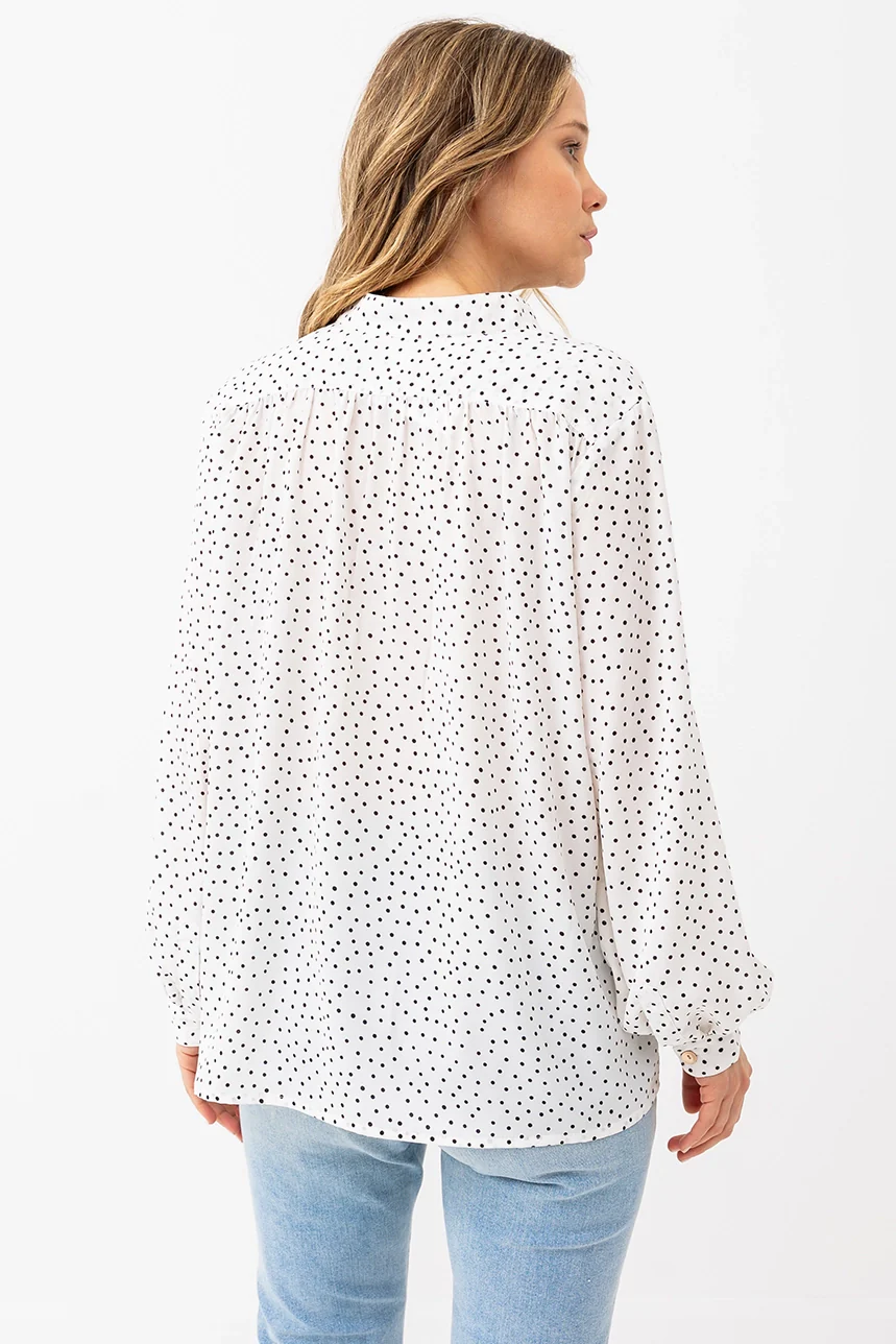 La blouse ample petits pois - Image 6