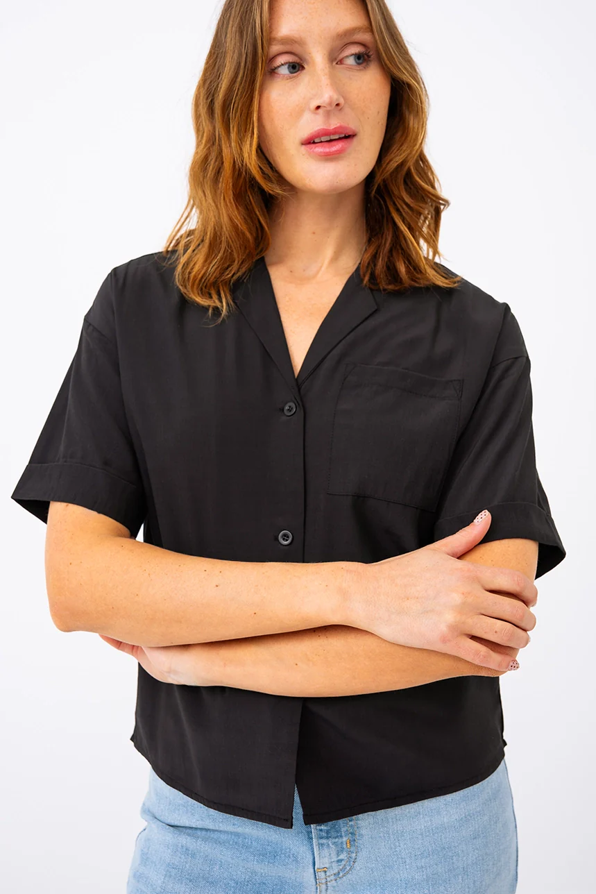 La blouse courte unie - Image 2