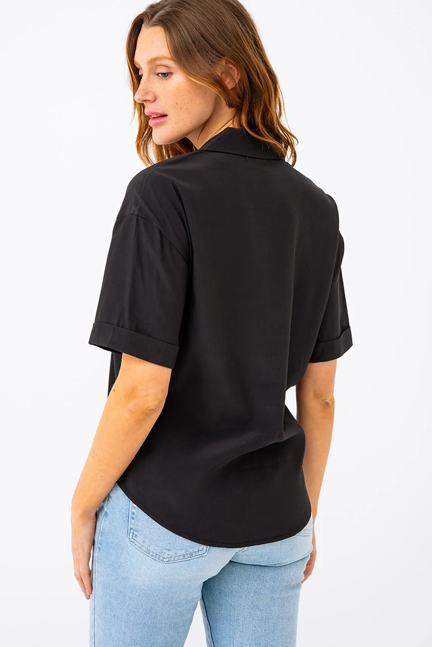 La blouse courte unie - Image 4