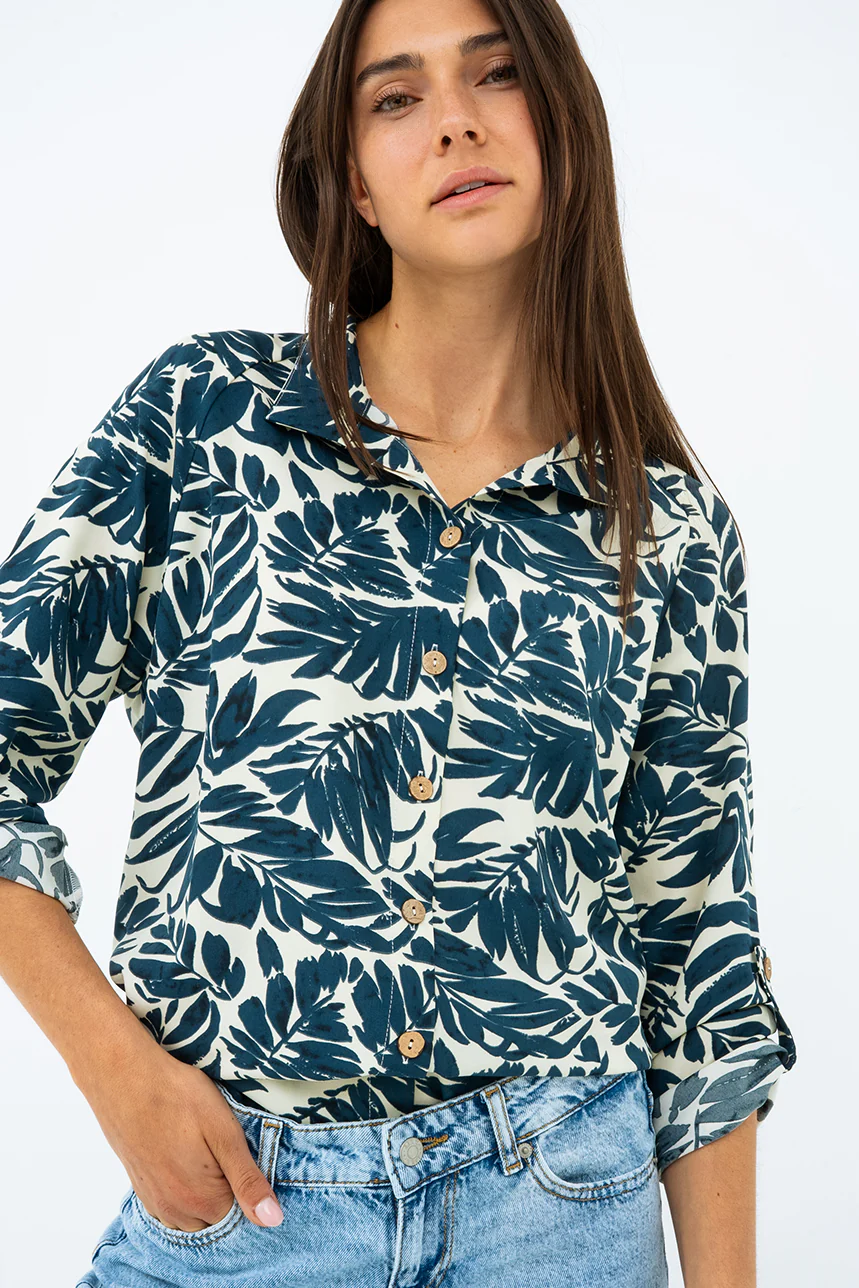 La blouse imprimée à manche raglan - Image 7
