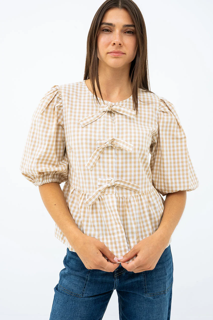 La blouse légère à carreaux - Image 2