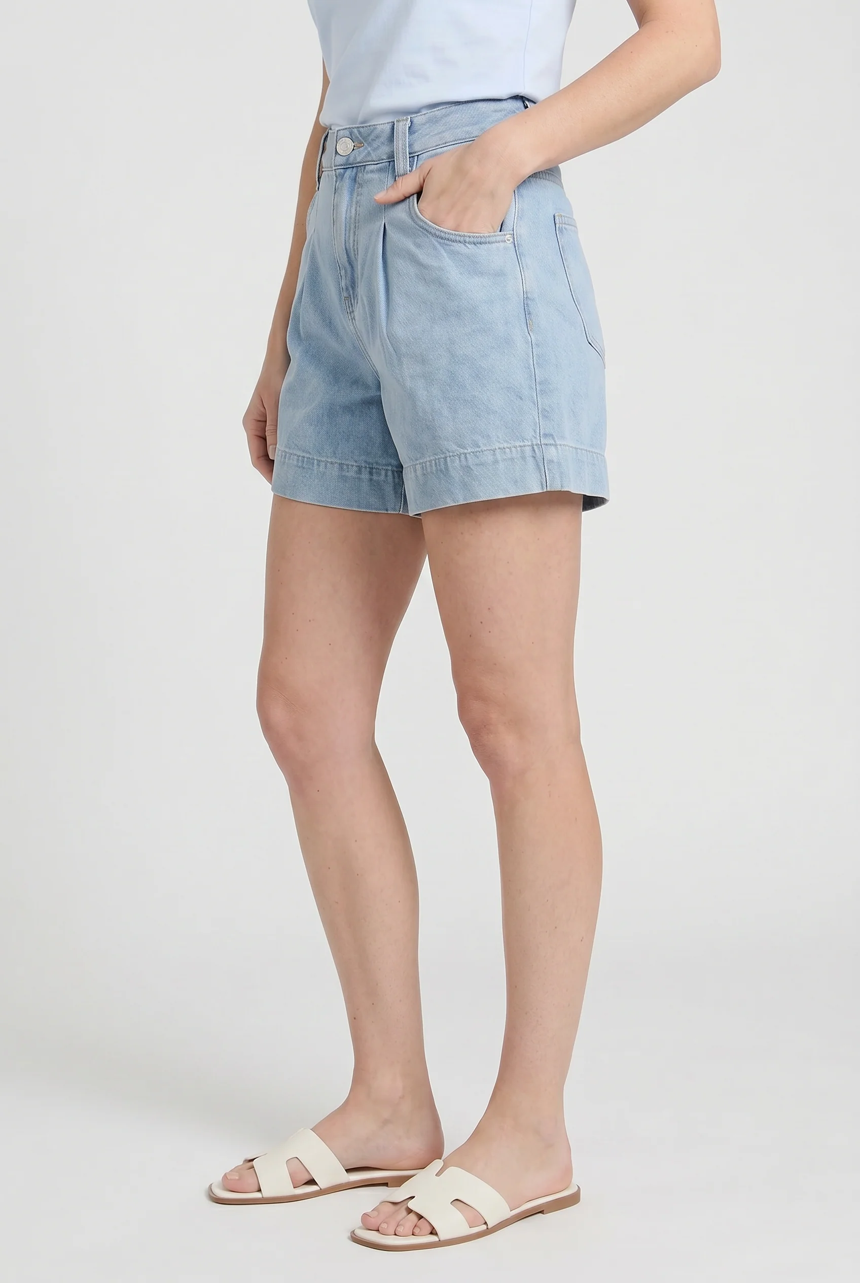 Le short à plis taille haute - Image 6