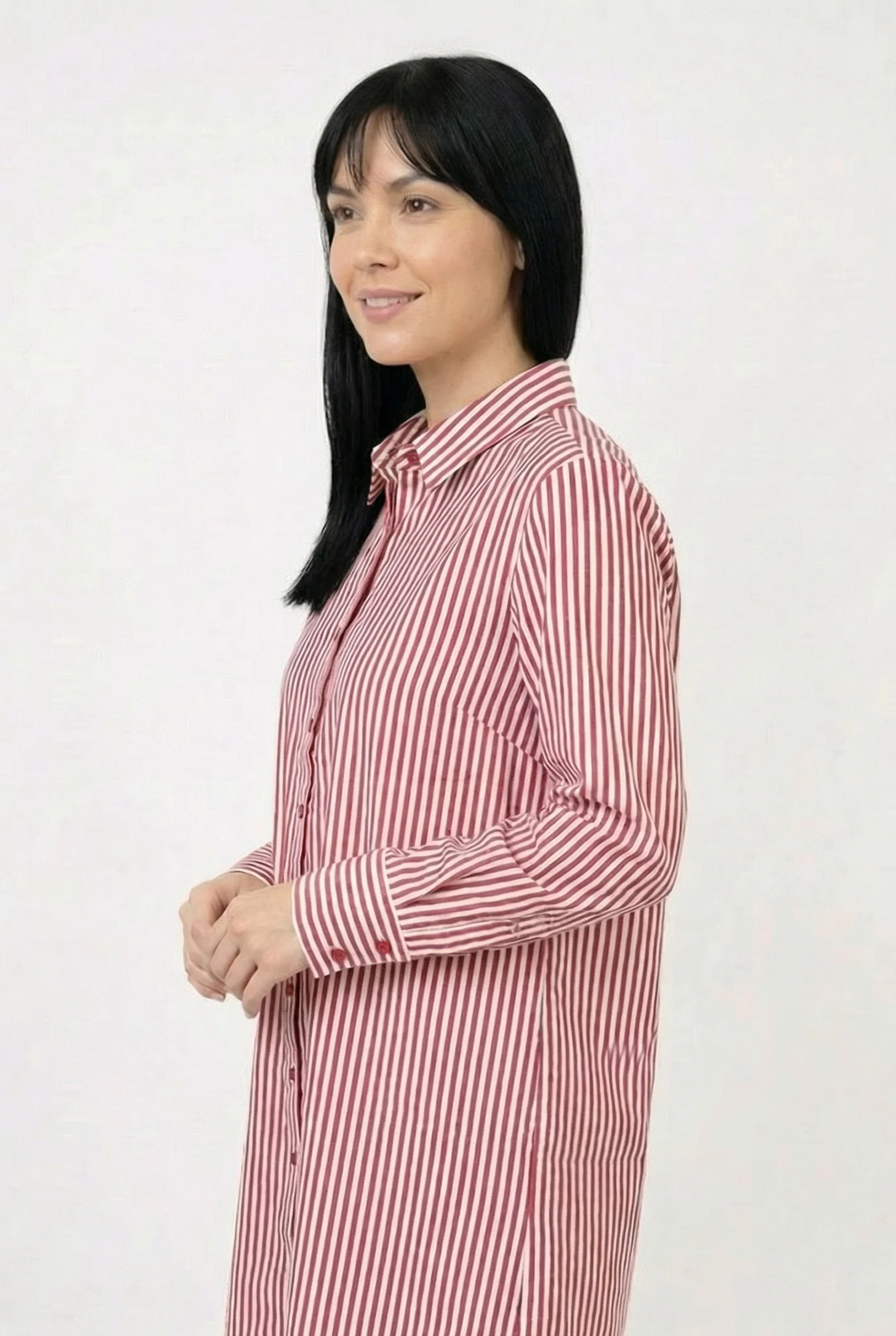 La robe chemise rayée - Image 2