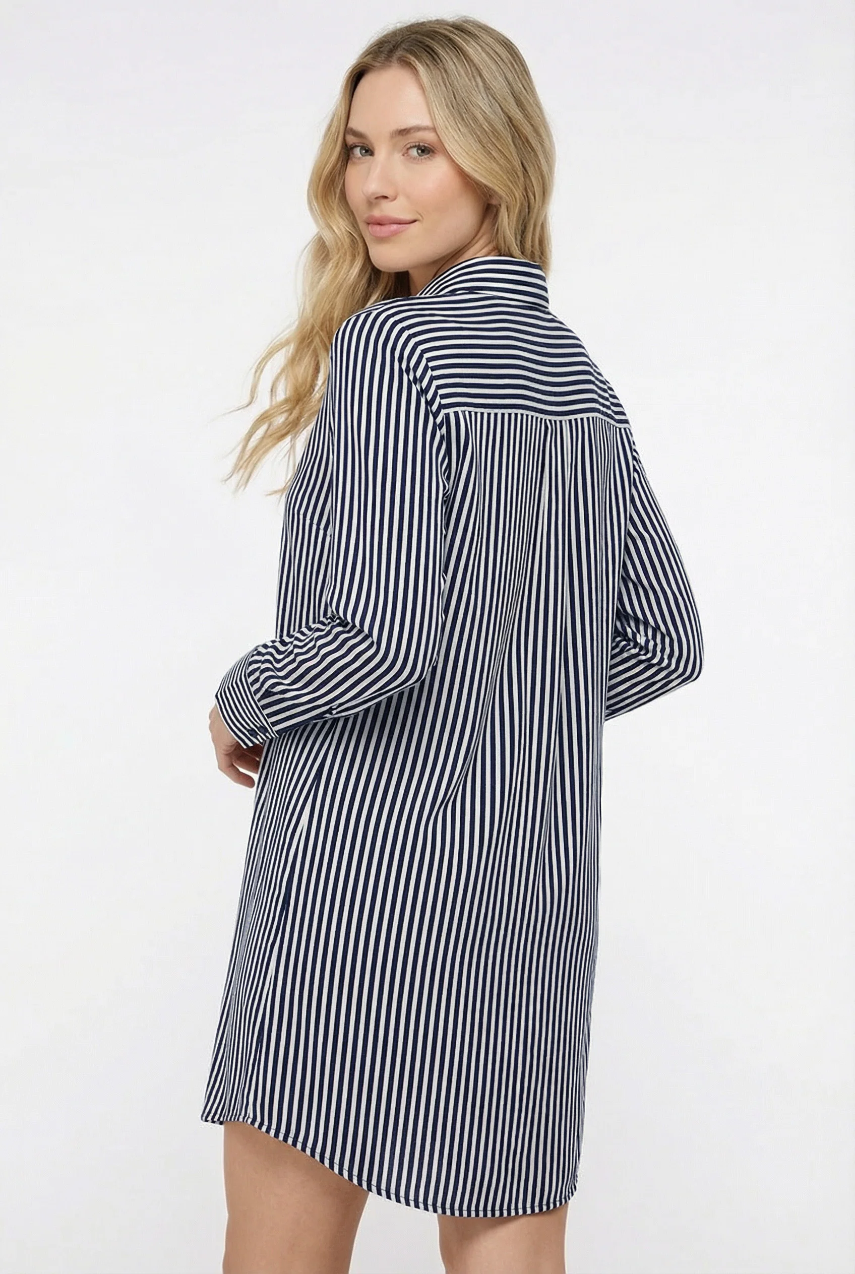 La robe chemise rayée - Image 7