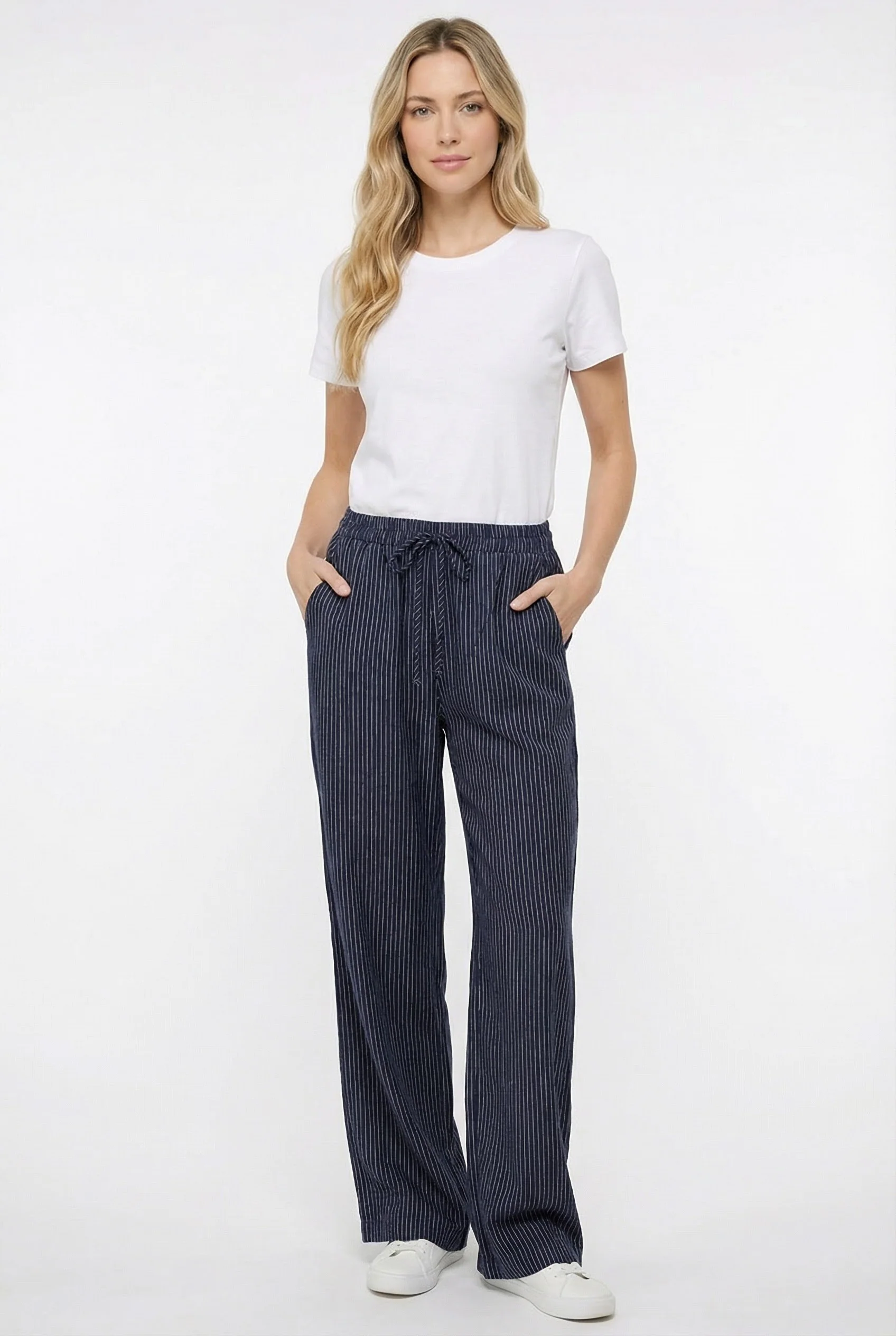 Le pantalon fluide effet lin - Image 7