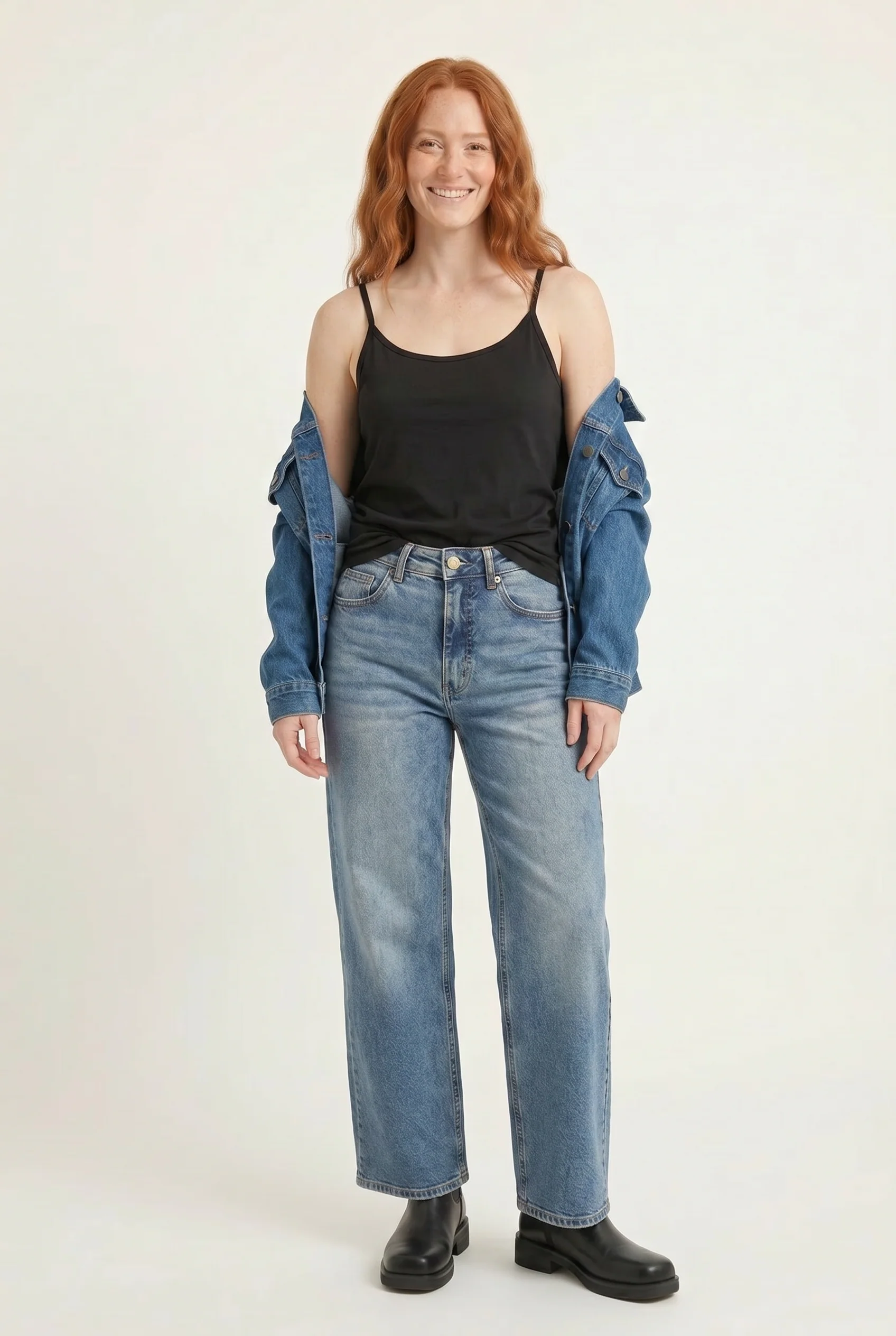 Le jeans jambe large | Modèle Lily