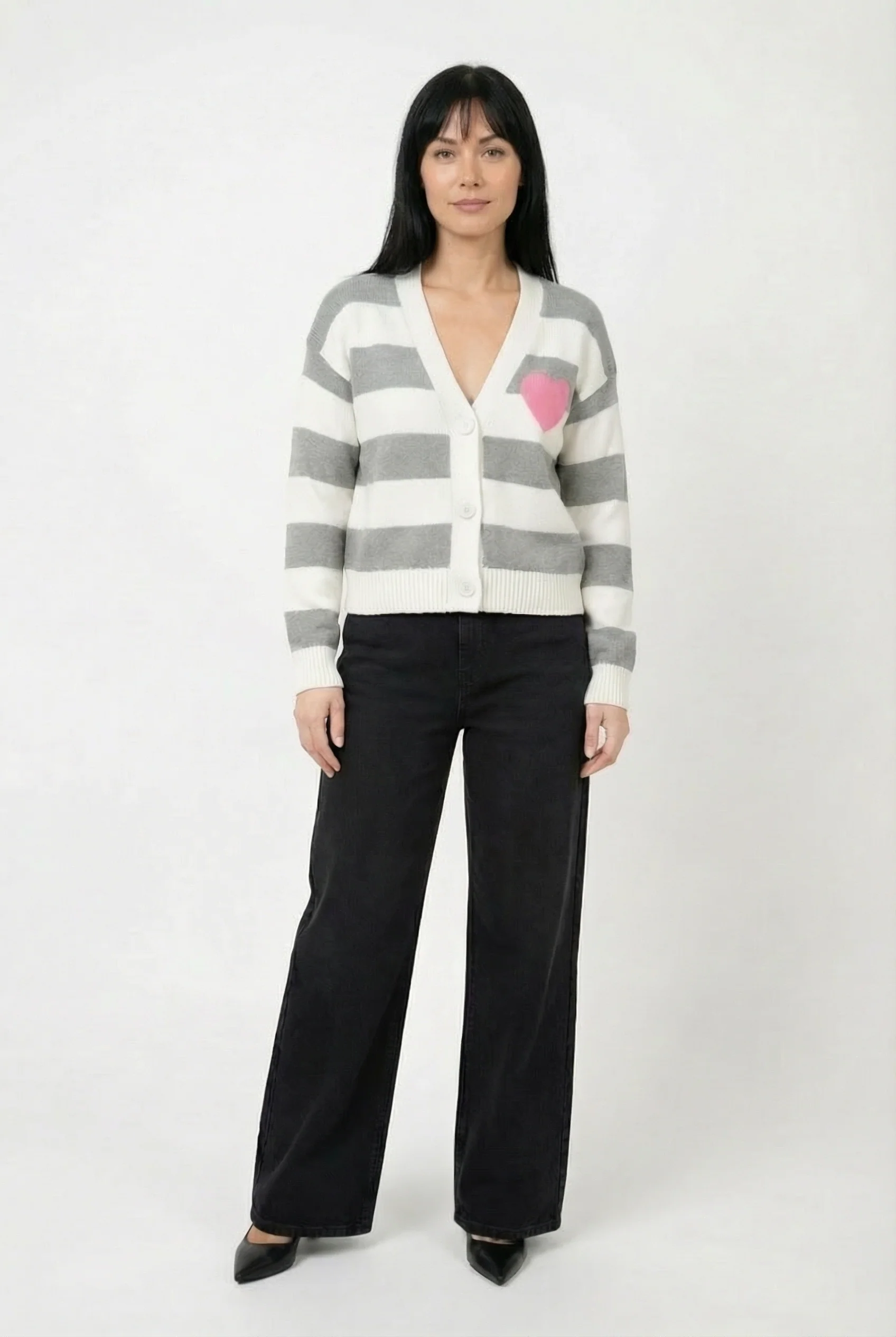 Le jean large taille haute avec ceinture à nouer - Image 3