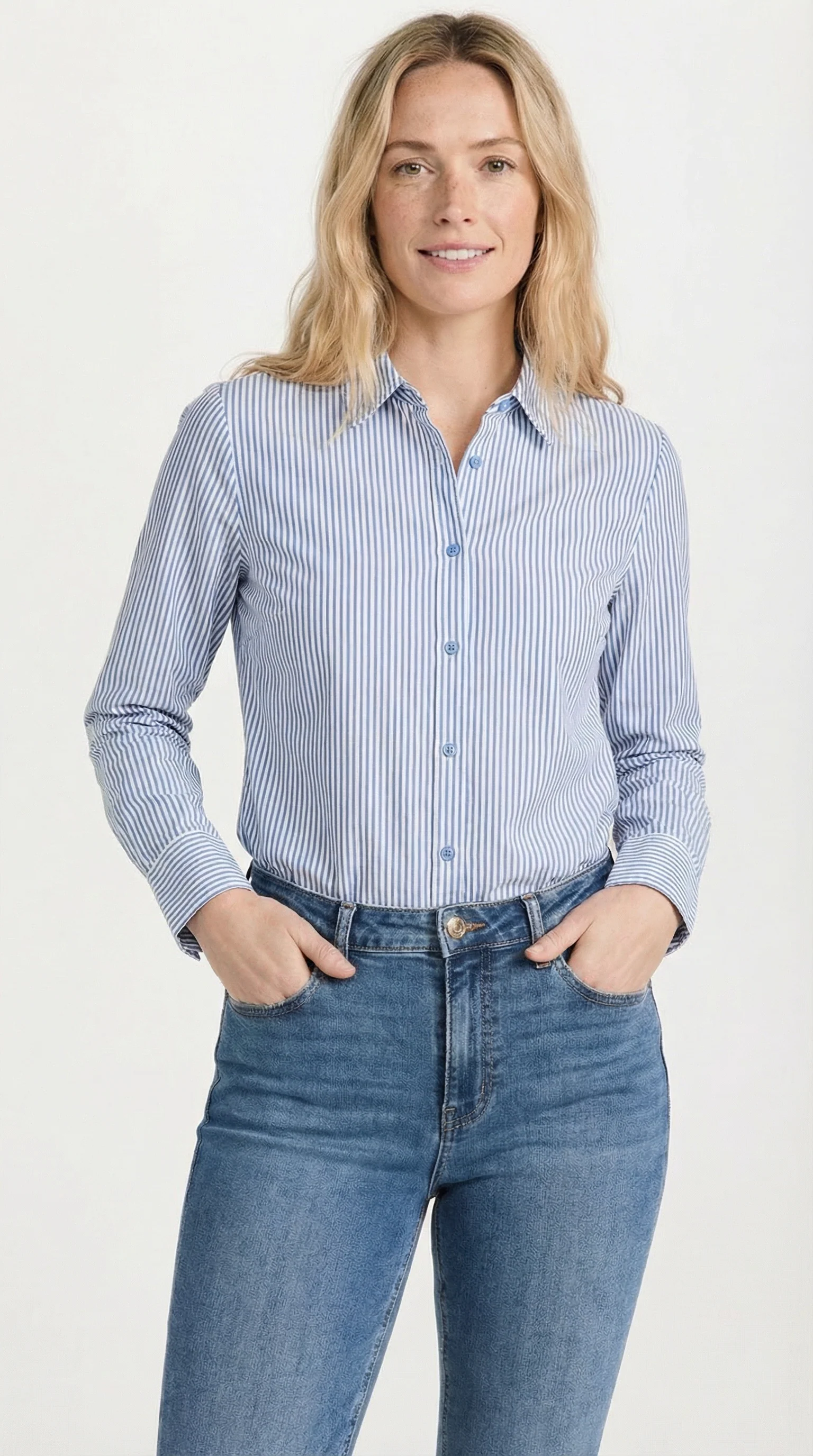 La chemise rayée essentielle à coupe classique - Image 2